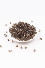 Kahve 8 mm Piramit Akrilik Boncuk Aksesuar (25 Gram)