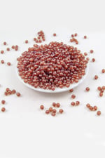 Kahve Bordo 6 mm Dünya Akrilik Boncuk Aksesuar (25 Gram)