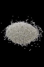 Kaplama Gümüş (11/0) 2 mm Kum Boncuğu 65 gr