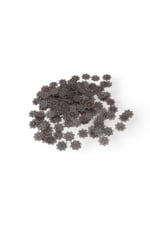 Kar Tanesi Modeli 17 mm Metal (Küpe Aparatı, Bileklik Ucu, Broş Aksesuar)