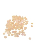 Karamel 12 mm Yandan Delikli Plastik Pul Payet 30 Gr (Tülbent, Oya, Havlu Malzemesi)