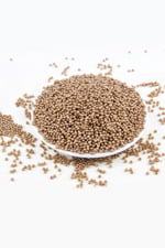 Karamel 3 mm Plastik İnci Boncuk Takı Aksesuar Malzemesi (25 Gr)
