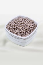 Karamel Rengi 5 mm Cam İnci Boncuk Aksesuar Takı Malzemesi (30 Gr 160 Adet)