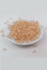 Kavun Rengi 8 mm Piramit Akrilik Boncuk Aksesuar (25 Gram)