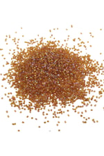 Kesme Boncuk Koyu Kehribar 2x1,5 mm (100 Gr 4000 Adet)