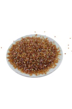 Kesme Boncuk Koyu Kehribar 2x1,5 mm (100 Gr 4000 Adet)