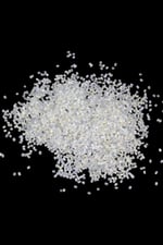 Kesme Boncuk Şeffaf Ekru Janjan 2x1,5 mm (100 Gr 4000 Adet)