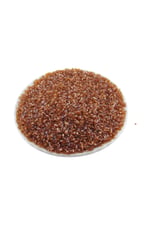 Kesme Boncuk Şeffaf Koyu Kahve 2x1,5 mm (100 Gr 4000 Adet)