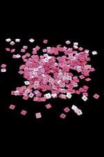Kırmızı Janjan 6x6 mm Kare Delikli Pul Payet 25 Gr (Tülbent, Oya, Havlu Malzemesi)