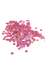 Kırmızı Janjan 7x7 mm Kare Delikli Pul Payet 30 Gr (Tülbent, Oya, Havlu Malzemesi)