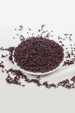 Koyu Bordo 3 mm Plastik İnci Boncuk Takı Aksesuar Malzemesi (25 Gr)
