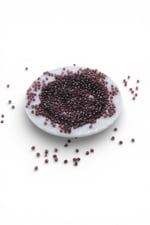 Koyu Bordo 4 mm Dünya Akrilik Boncuk Aksesuar Takı Malzemesi (25 Gram)