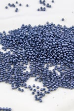 Koyu Füme 3 mm Plastik İnci Boncuk Takı Aksesuar Malzemesi (25 Gr)