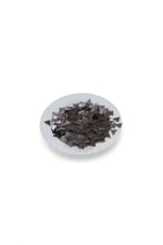 Koyu Gri Yandan Delikli 10x5 mm Üçgen Pul Payet (30 Gr 175 Adet)