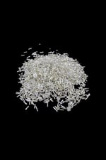 Koyu Gümüş Burgulu Boru 10 mm Boncuk 100 Gr
