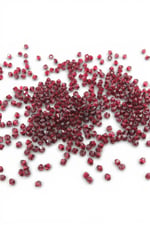 Koyu Kırmızı 5 mm Piramit Akrilik Boncuk Aksesuar Takı Malzemesi (25 Gram)