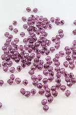Koyu Mürdüm 6 mm Dünya Akrilik Boncuk Aksesuar (20 Gram)