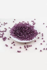 Koyu Mürdüm 6 mm Dünya Akrilik Boncuk Aksesuar (20 Gram)