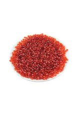 Koyu Oranj 4 mm Piramit Akrilik Boncuk Aksesuar Takı Malzeme (25 Gr)