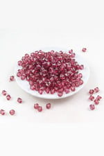 Koyu Pembe 8 mm Piramit Akrilik Boncuk Aksesuar (25 Gram)
