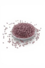 Koyu Pudra 5 mm Piramit Akrilik Boncuk Aksesuar Takı Malzemesi (25 Gram)
