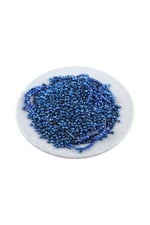 Kraliyet Mavisi 3 mm Plastik Boncuk Aksesuar Takı Malzemesi (25 Gr)