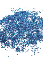 Kraliyet Mavisi 3 mm Plastik Boncuk Aksesuar Takı Malzemesi (25 Gr)