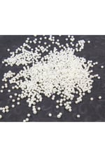 Krem 3 mm Plastik İnci Boncuk Takı Aksesuar Malzemesi (25 Gr)