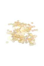Kremsi Janjan 10 mm Yandan Delikli Plastik Pul Payet 30 Gr (Tülbent, Oya, Havlu Malzemesi)