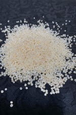 Kristal Krem (11/0) 2 mm Kum Boncuğu 100 gr