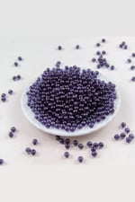 Lacivert 6 mm Dünya Akrilik Boncuk Aksesuar (25 Gram)