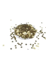 Light Gold 10 mm Ortadan Delikli Pul Payet 30 Gr (Tülbent, Oya, Havlu Malzemesi)