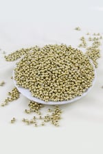 Light Gold CCB Kaplama 4 mm Plastik İnci Boncuk Aksesuar Malzemesi (25 Gr)