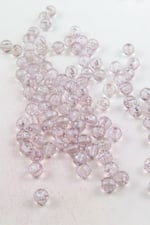 Lila 8 mm Dünya Akrilik Boncuk Aksesuar Takı Malzemesi (25 Gram)