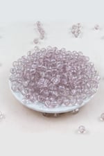 Lila 8 mm Dünya Akrilik Boncuk Aksesuar Takı Malzemesi (25 Gram)