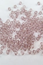 Lila Mor Tonları 8 mm Piramit Akrilik Boncuk Aksesuar (25 Gram)