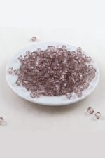 Lila Mor Tonları 8 mm Piramit Akrilik Boncuk Aksesuar (25 Gram)