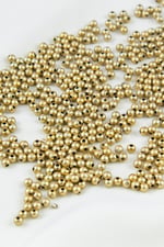 Mat Gold CCB Kaplama 4 mm Plastik İnci Boncuk Aksesuar Malzemesi (25 Gr)