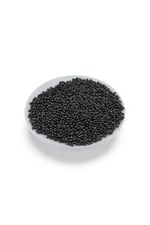 Mat Siyah 3 mm Metal Yuvarlak Boncuk (30 Gr 400 Adet)
