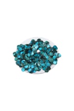 Mavi 10 mm Yandan Delikli İthal Plastik Pul Payet 30 Gr (Tülbent, Oya, Havlu Malzemesi)