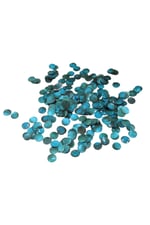Mavi 10 mm Yandan Delikli İthal Plastik Pul Payet 30 Gr (Tülbent, Oya, Havlu Malzemesi)