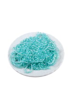 Mavi Işıltılı 3 mm Plastik Boncuk Aksesuar Takı Malzemesi (25 Gr)