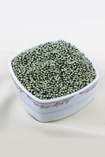 Metalik Yeşil 3 mm Plastik İnci Boncuk Takı Aksesuar Malzemesi (20 Gr)