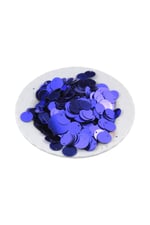Mor Rengi 12 mm Yandan Delikli Plastik Pul Payet 20 Gr (Tülbent, Oya, Havlu Malzemesi)