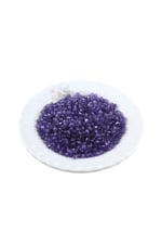 Mor Rengi 4 mm Basık 5 mm Piramit Karışık Akrilik Boncuk (30 Gr)