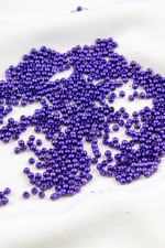 Mor1 3 mm Plastik İnci Boncuk Takı Aksesuar Malzemesi (25 Gr)