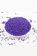 Mor1 3 mm Plastik İnci Boncuk Takı Aksesuar Malzemesi (25 Gr)