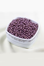 Mürdüm 5 mm Cam İnci Boncuk Aksesuar Takı Malzemesi (30 Gr 160 Adet)