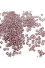 Mürdüm Tonu 5 mm Piramit Akrilik Boncuk Aksesuar Takı Malzemesi (25 Gram)