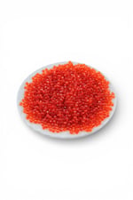 Oranj 4 mm Piramit Akrilik Boncuk Aksesuar Takı Malzeme (25 Gr)